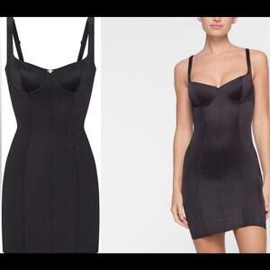 Skims Stretch Satin Dress